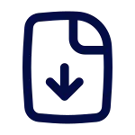Paper Download SVG Icon